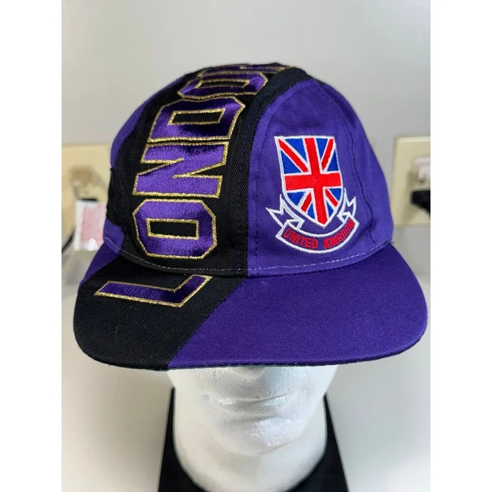 Vintage London England United Kingdom‎ Snapback Hat Cap Big Logo Olympics?